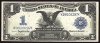 1899 $1 Black Eagle Silver Certificate Obverse Image