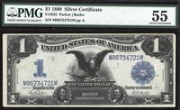 1899 $1 Black Eagle Silver Certificate Obverse Image