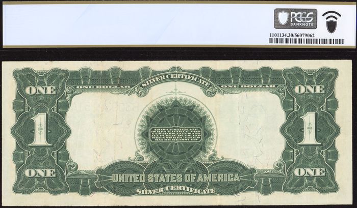 1899 $1 Black Eagle Silver Certificate Reverse Image
