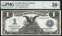 1899 $1 Black Eagle Silver Certificate Obverse Image