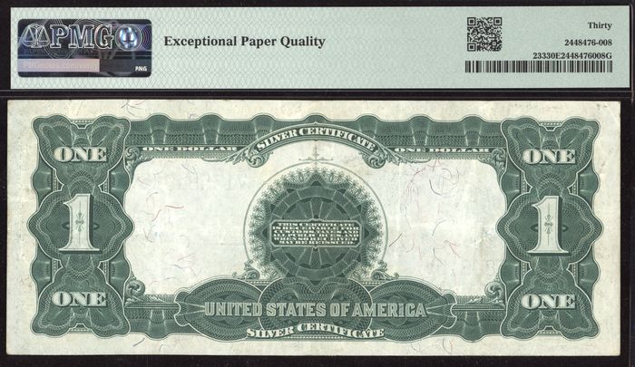 1899 $1 Black Eagle Silver Certificate Reverse Image