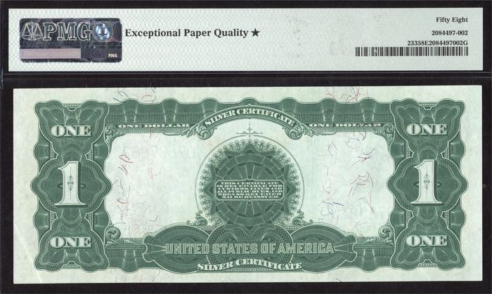 1899 $1 Black Eagle Silver Certificate Reverse Image