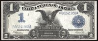 1899 $1 Black Eagle Silver Certificate Obverse Image