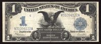 1899 $1 Black Eagle Silver Certificate Obverse Image