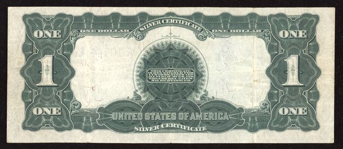 1899 $1 Black Eagle Silver Certificate Reverse Image