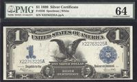 1899 $1 Black Eagle Silver Certificate Obverse Image