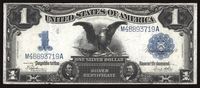 1899 $1 Black Eagle Silver Certificate Obverse Image