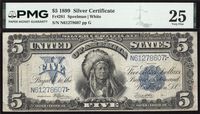 1899 $5 Chief Silver Certificate Obverse Image