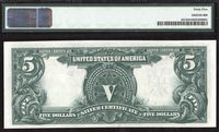 1899 $5 Chief Silver Certificate  Reverse Image