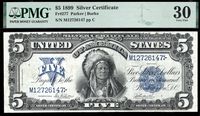 1899 $5 Chief Silver Certificate Obverse Image