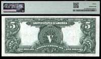 1899 $5 Chief Silver Certificate Reverse Image