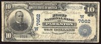1902 $10 Date Back National - Parkston, South Dakota (Ch. 7662) Obverse Image