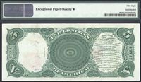 1907 $5 Woodchopper Legal Tender Reverse Image