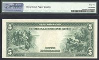 1914 $5 Federal Reserve Note Reverse Image