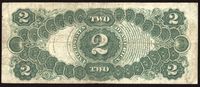 1917 $2 Legal Tender Reverse Image