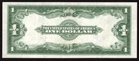 1923 $1 Horse Blanket Silver Certificate Reverse Image