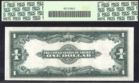 1923 $1 Red Seal Legal Tender / United States Note Reverse Image