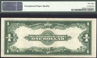 1923 Horseblanket $1 Silver Certificate Reverse Image