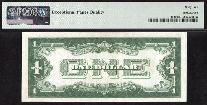 1928 $1 Red Seal Legal Tender Reverse Image