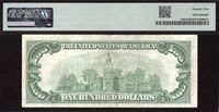 1928 $100 Gold Certificate Reverse Image