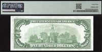 1928 $100 Gold Certificate Reverse Image