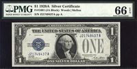 1928A $1 Funnyback Silver Certificate Obverse Image