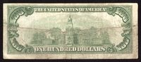 1928A $100 Federal Reserve Note Reverse Image