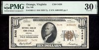 1929 $10 National Type 2 - Orange, VA (Charter 5438) Obverse Image