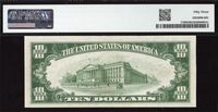 1933 $10 Silver Certificate Reverse Image