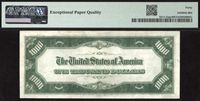 1934 $1000 Federal Reserve Note Light Green Seal Reverse Image