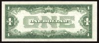 1934 Funny Back $1 Silver Certificate Reverse Image