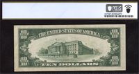 1934A $10 North Africa Emergency Issue Reverse Image