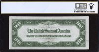 1934A $1000 Federal Reserve Note Reverse Image