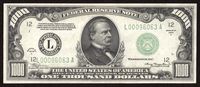 1934A $1000 Federal Reserve Note Obverse Image