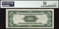 1934A $500 Federal Reserve Note Reverse Image