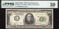 1934A $500 Federal Reserve Note Obverse Image