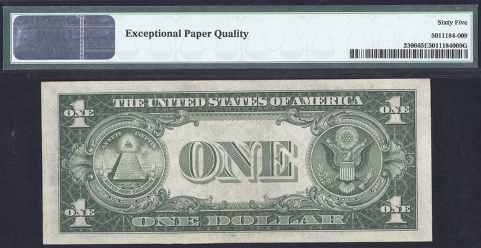 1935A $1 North Africa Silver Certificate Reverse Image