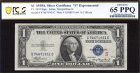 1935A $1 S Experimental Silver Certificate Obverse Image