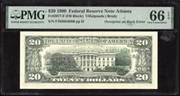 1990 $20 Overprint on Back Error Obverse Image