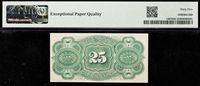 Fourth Issue 25c Fractional Reverse Image