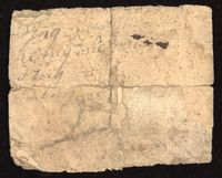 June 18, 1764 Pennsylvania Colonial Two Shillings (2s) Reverse Image
